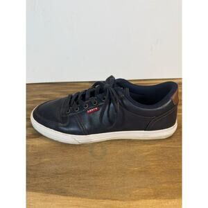 Levi’s Men’s Navy Blue Low Top Sneakers Casual Lace Up Shoes Size 8.5